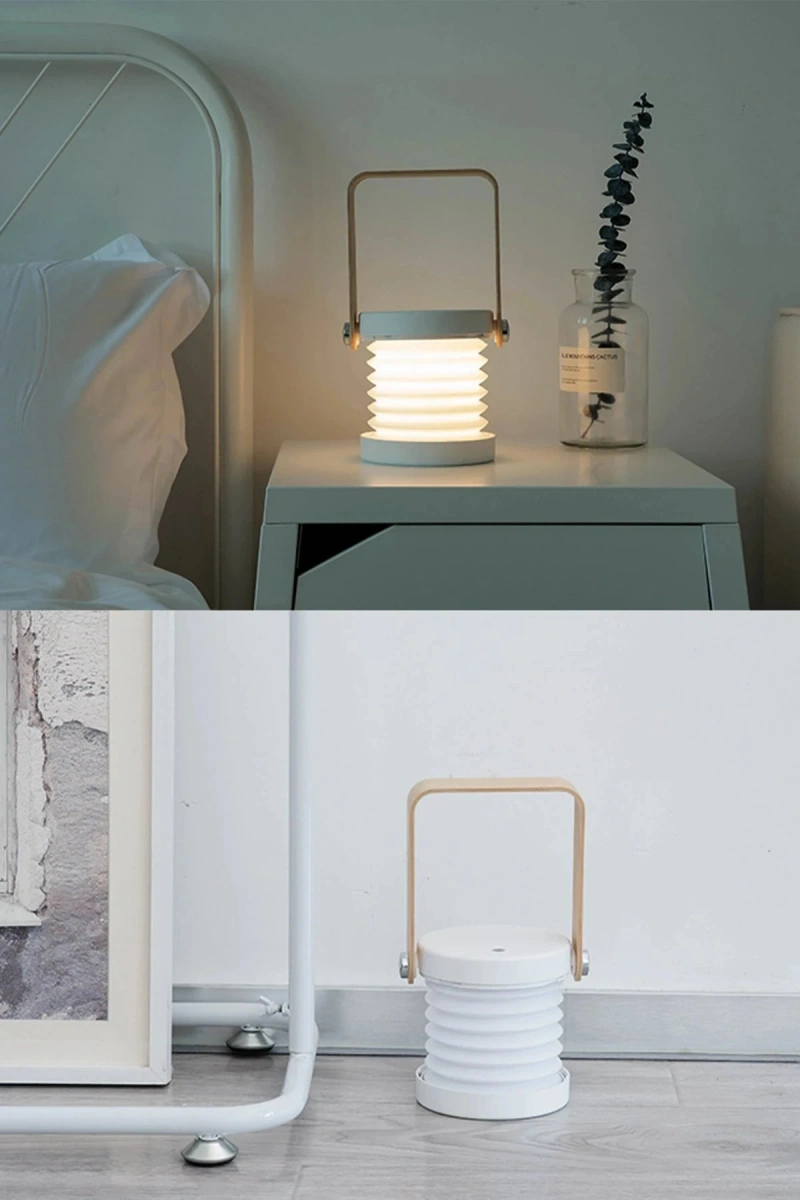 RDBYDN JP-DLD Kamp Lambası Görünümlü Dekoratif Gece Lambası (174134) - Beyaz