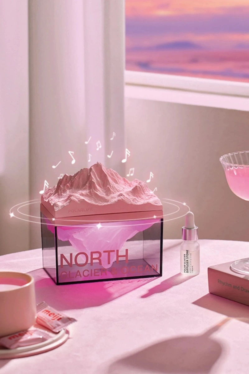 RDBYDN Z4 Kuzey Okyanus Temalı Gece Lambası Özellikli BT Kablosuz Hoparlör (113925) - Pemb