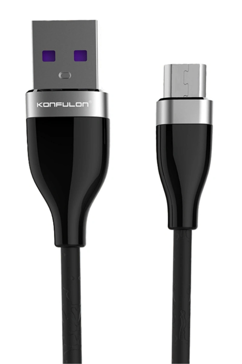 RDBYDN S82 Seramik Uçlu Micro USB Kablo 1M 3.1A (112443) - Siyah