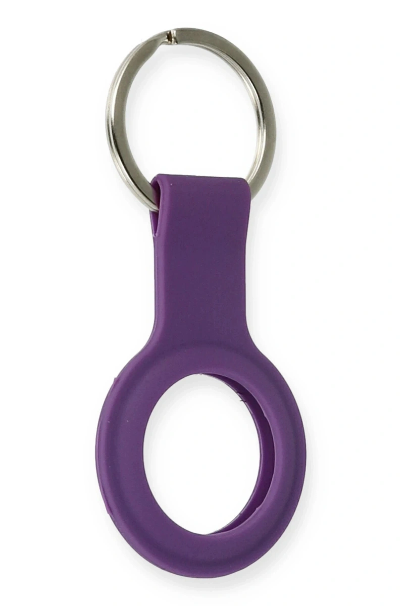 Airtag Silikon Kılıf - Mor SVLRS