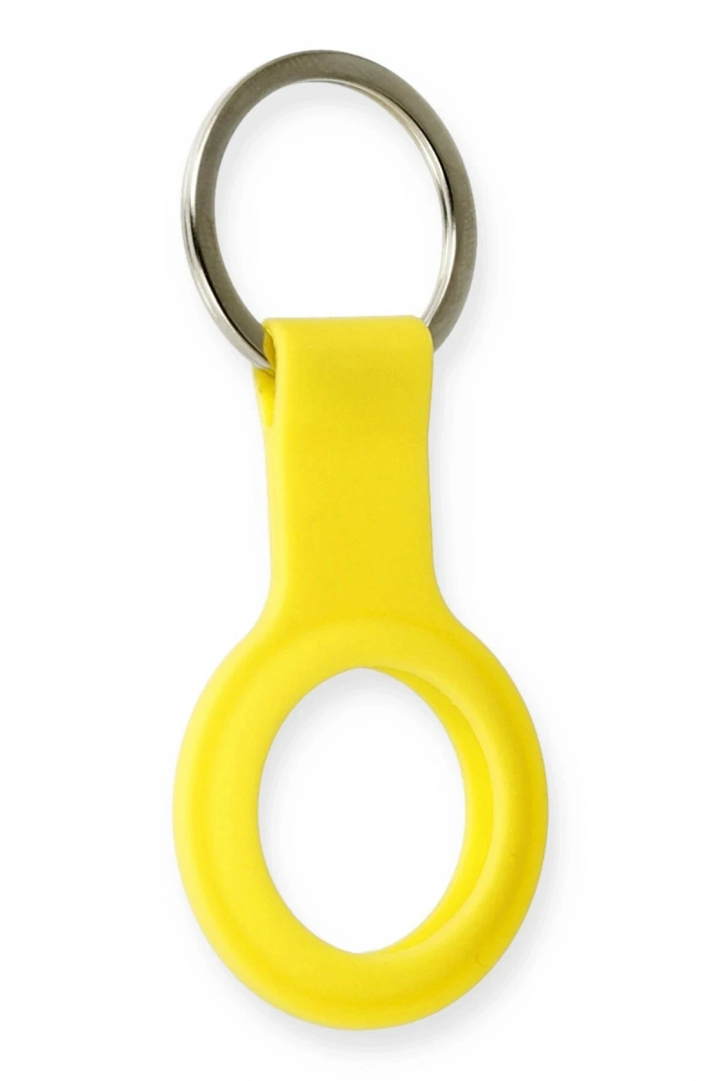 RDBYDN Airtag Silikon Kılıf (142741) - Sarı