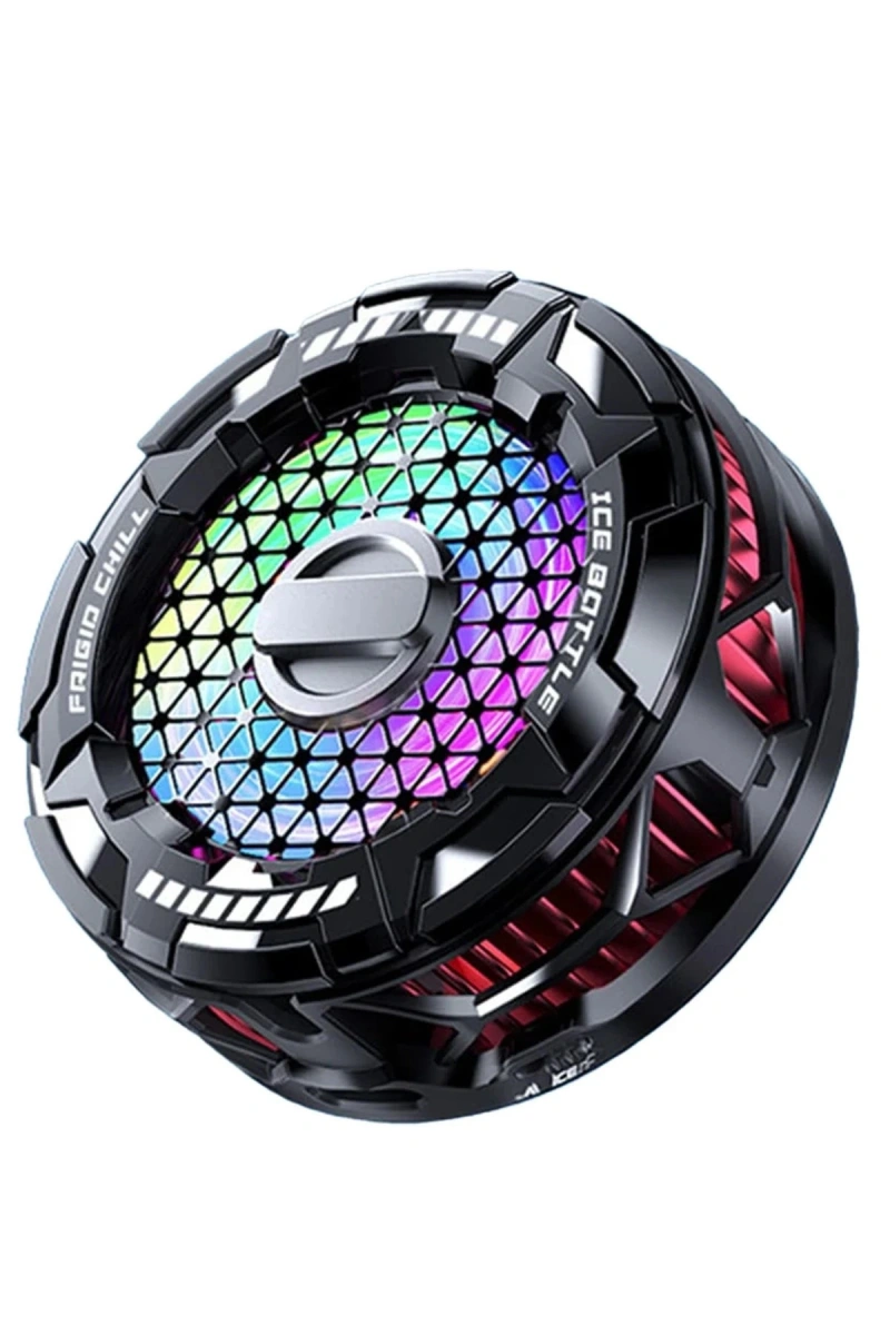 RDBYDN FS02 15W RGB Radyatör Telefon Soğutucu Fan (190547) - Siyah