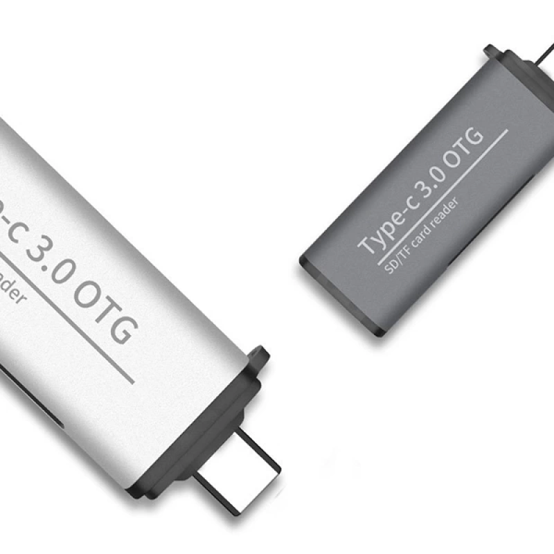 ADS-103 USB TYPE C 3.0 Hızlı Card Reader SD-TF Hafıza Kart Okuyucu