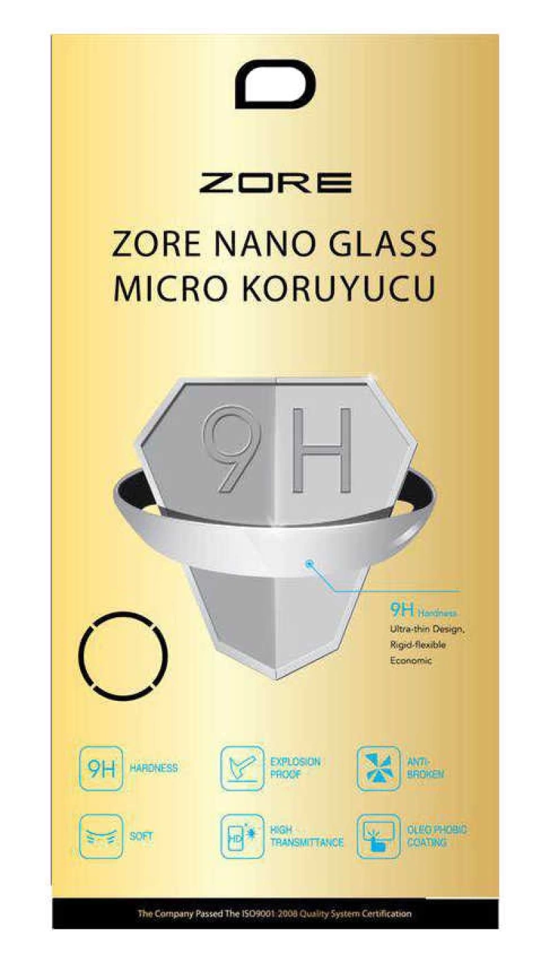 Alcatel Shine Lite Zore Nano Micro Temperli Ekran Koruyucu