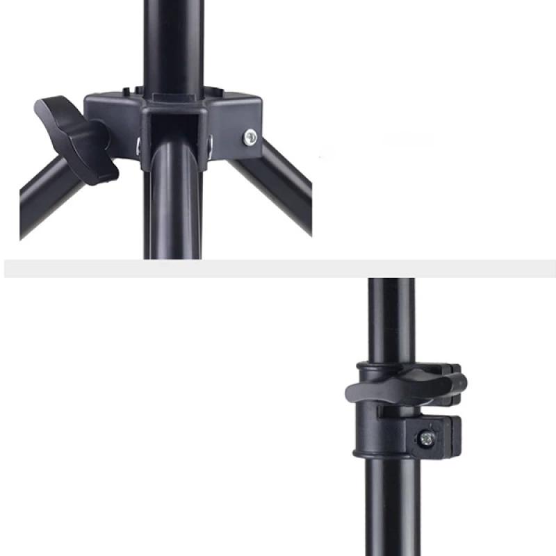 Ally 130cm Işık Ayağı Tripod Standı 3 Ayaklı Tripod Işık Ayağı 1.3 Metre