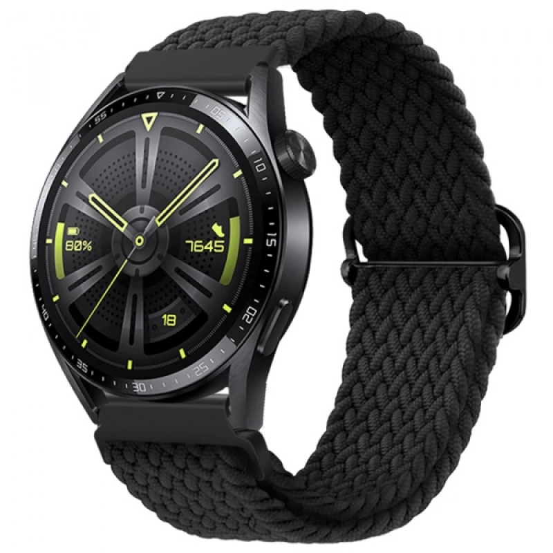 ALLY 20MM Gear S2, R600 Watch S4 42mm, Huawei Watch Gt, 20MM Japon Tokalı Elastik Kayış Kordon