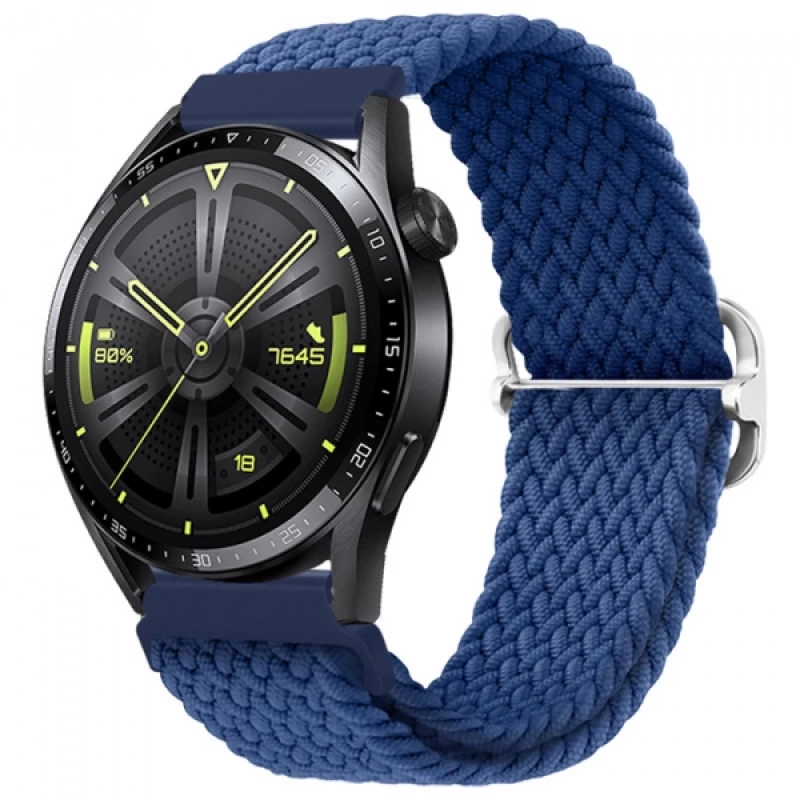 ALLY 20MM Gear S2, R600 Watch S4 42mm, Huawei Watch Gt, 20MM Japon Tokalı Elastik Kayış Kordon