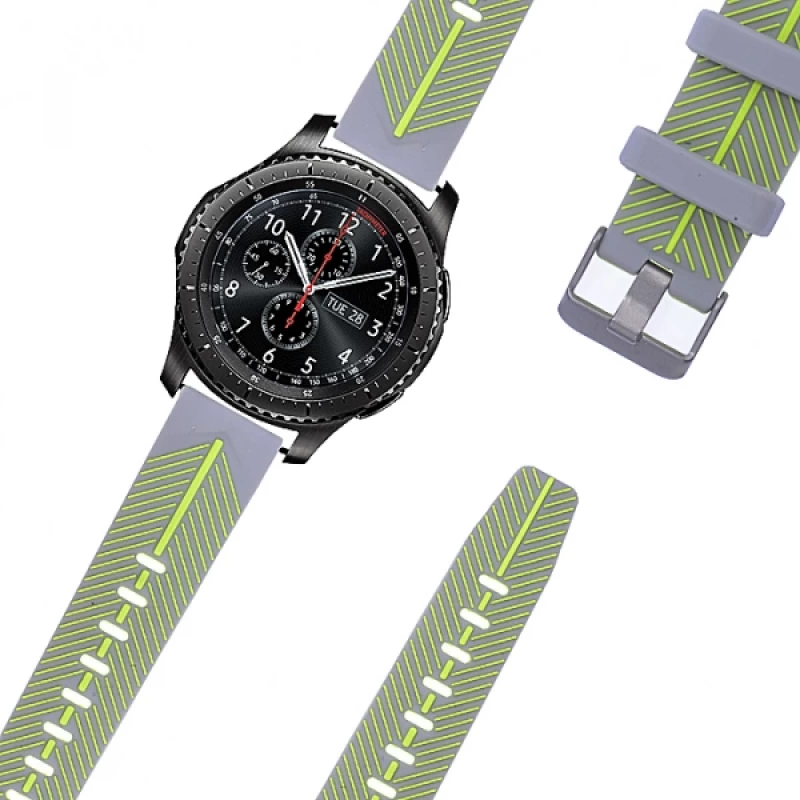 Ally 22mm Gear S3 Watch 4 46mm GT2 46MM Silikon Kayış Kordon