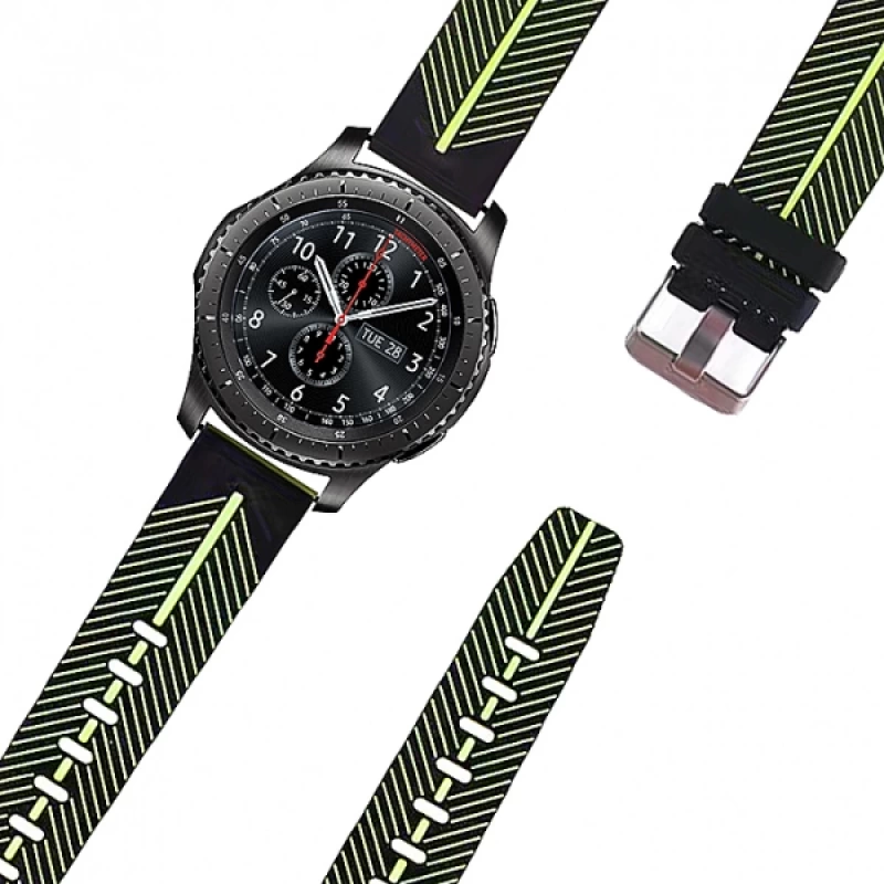 Ally 22mm Gear S3 Watch 4 46mm GT2 46MM Silikon Kayış Kordon