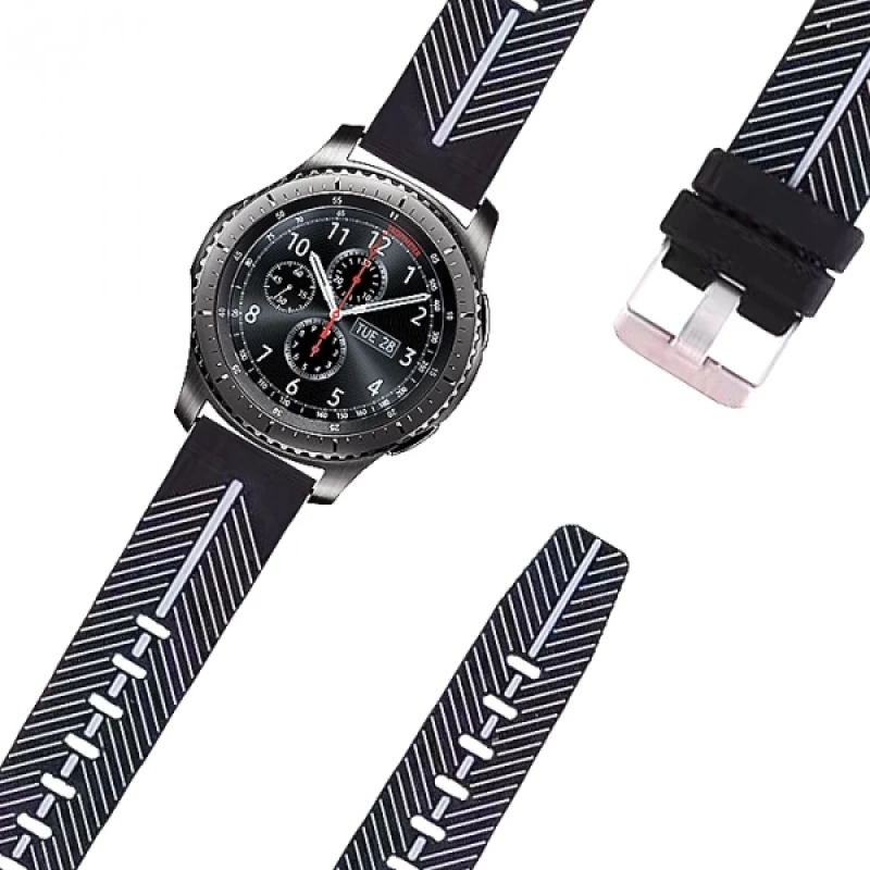 Ally 22mm Gear S3 Watch 4 46mm GT2 46MM Silikon Kayış Kordon