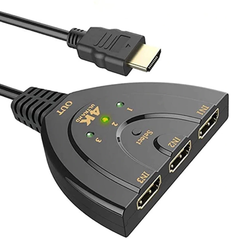 ALLY 3 Port Hdmı Çoklayıcı  Full Hd Hdmi Switch