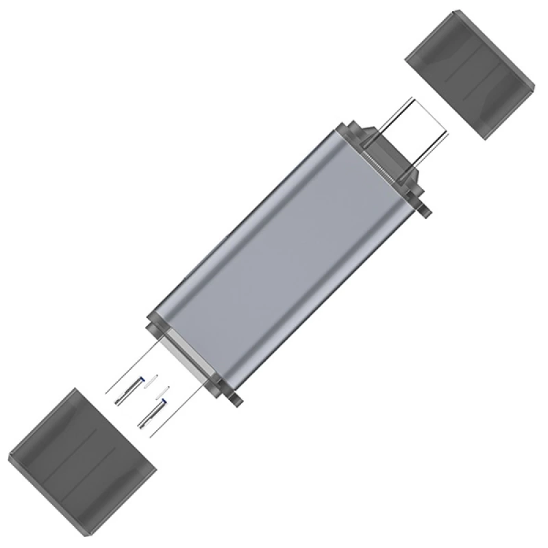 ALLY ADS-307 3 IN 1 USB + Micro USB + Type-c OTG Kart Okuyucu