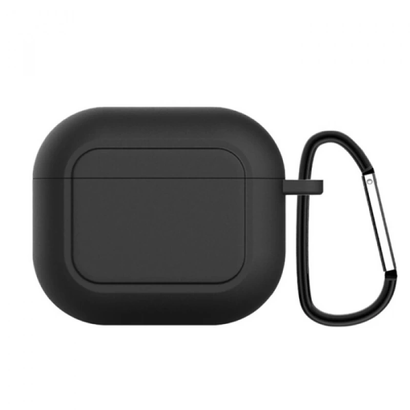 Ally Apple AirPods 3 için Kancalı Ultra İnce Silikon Kulaklık Kılıfı