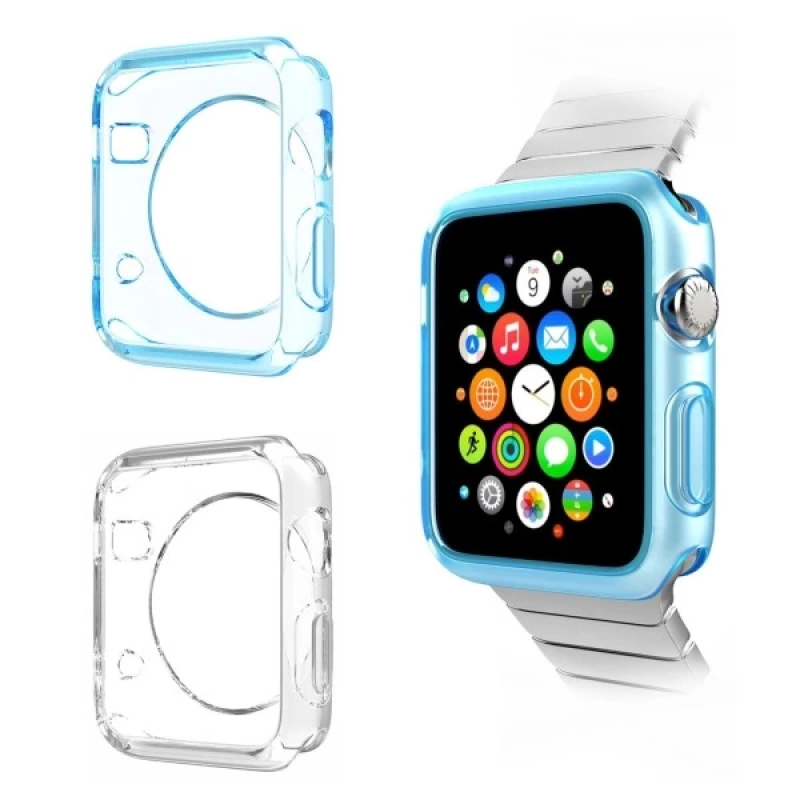 Ally Apple İwatch 1-2-3 42 Mm Ultra Slim Soft Silikon Kılıf