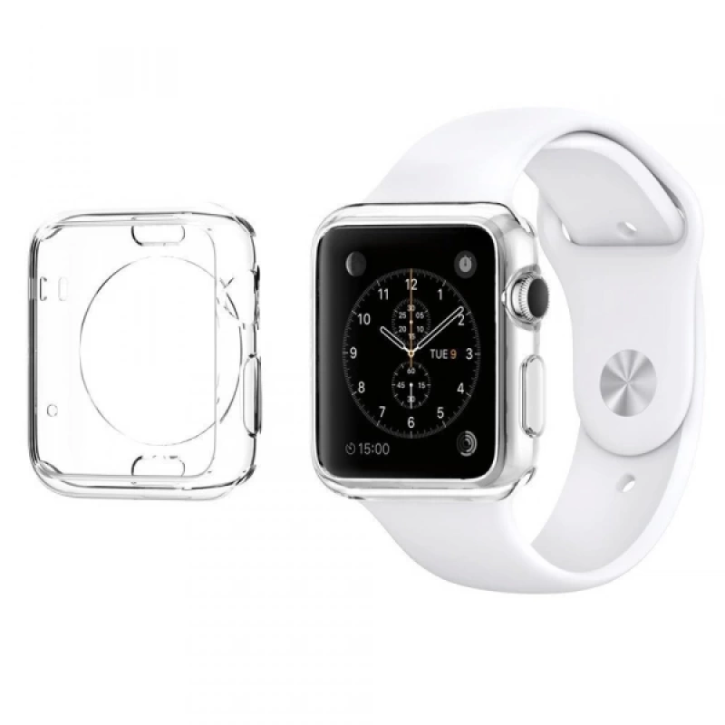 Ally Apple İwatch 1-2-3 42 Mm Ultra Slim Soft Silikon Kılıf