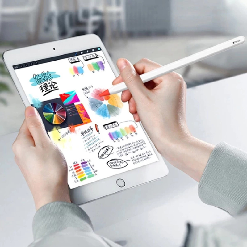 Ally Apple Pencil İçin 8 Karışık Renk Sessiz Silikon Uç