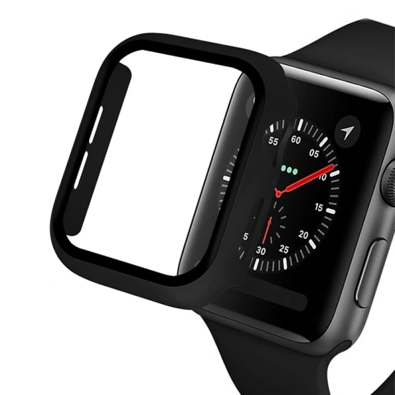 Ally Apple Watch 5-4 40mm 360 Derece Koruma Kılıf+Kırılmaz Cam