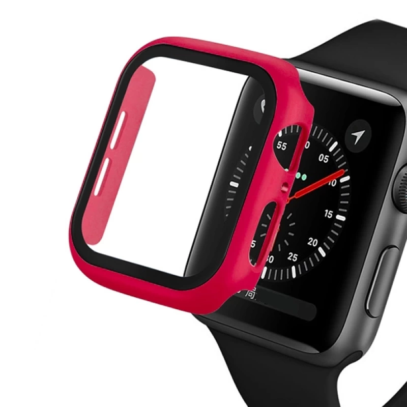 Ally Apple Watch 5-4 40mm 360 Derece Koruma Kılıf+Kırılmaz Cam