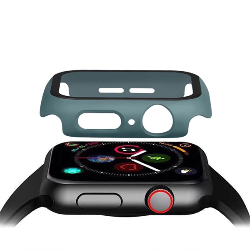 Ally Apple Watch 5-4 40mm 360 Derece Koruma Kılıf+Kırılmaz Cam