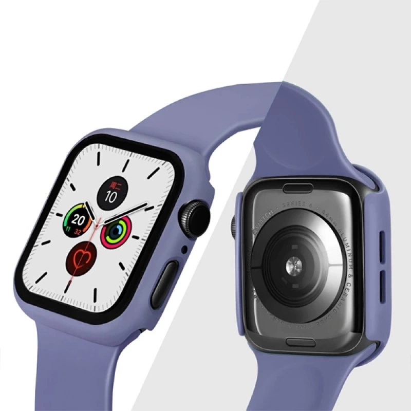 Ally Apple Watch 5-4 40mm 360 Derece Koruma Kılıf+Kırılmaz Cam