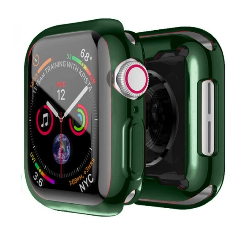 ALLY Apple Watch 7-8 41mm 360 Koruma Ultra Slim Silikon Kılıf