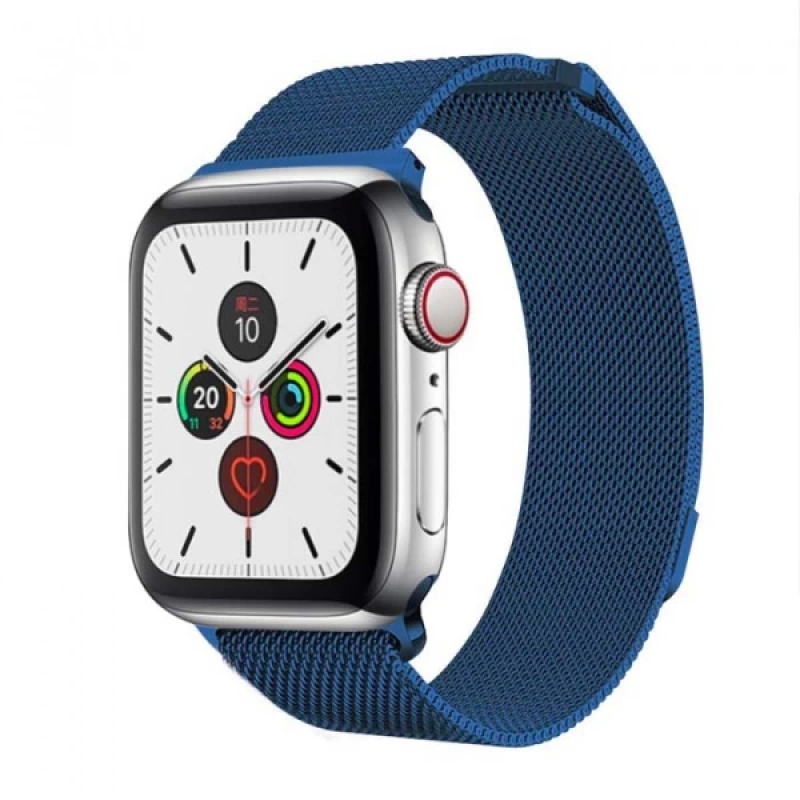 Ally Apple Watch 7-8 41mm 6-5-4 40mm Kayış Kordon Metal Milano Loop 3-2-1 38mm