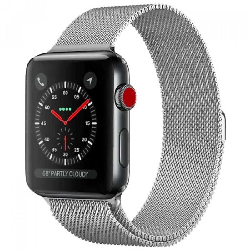 Ally Apple Watch 7-8 41mm 6-5-4 40mm Kayış Kordon Metal Milano Loop 3-2-1 38mm