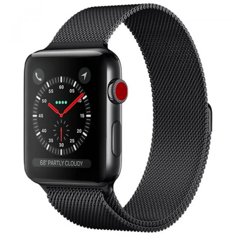 Ally Apple Watch 7-8 41mm 6-5-4 40mm Kayış Kordon Metal Milano Loop 3-2-1 38mm