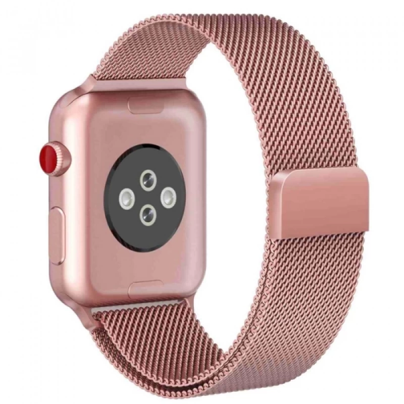 Ally Apple Watch 7-8 41mm 6-5-4 40mm Kayış Kordon Metal Milano Loop 3-2-1 38mm