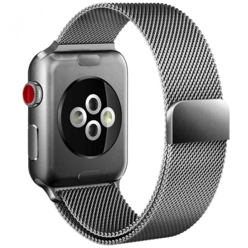 Ally Apple Watch 7-8 41mm 6-5-4 40mm Kayış Kordon Metal Milano Loop 3-2-1 38mm