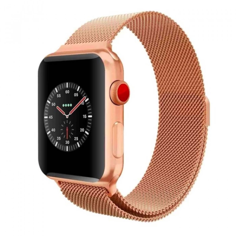 Ally Apple Watch 7-8 41mm 6-5-4 40mm Kayış Kordon Metal Milano Loop 3-2-1 38mm