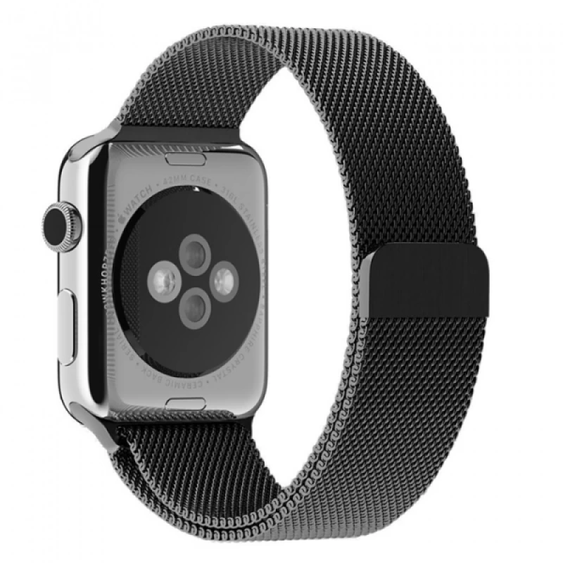 Ally Apple Watch 7-8 41mm 6-5-4 40mm Kayış Kordon Metal Milano Loop 3-2-1 38mm