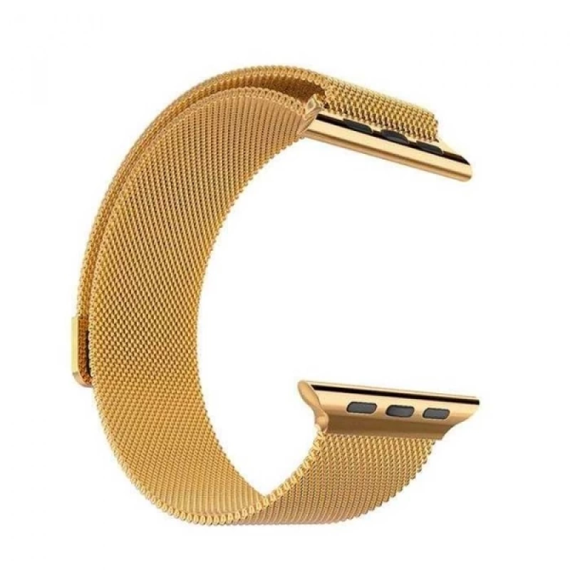 Ally Apple Watch 7-8 41mm 6-5-4 40mm Kayış Kordon Metal Milano Loop 3-2-1 38mm