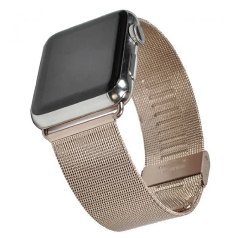 Ally Apple Watch 7-8 41mm 6-5-4 40mm Kayış Kordon Milano Metal Klasik Kopça 3-2-1 38mm