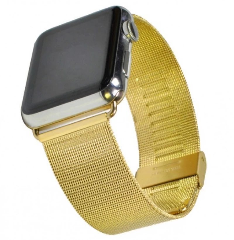 Ally Apple Watch 7-8 41mm 6-5-4 40mm Kayış Kordon Milano Metal Klasik Kopça 3-2-1 38mm