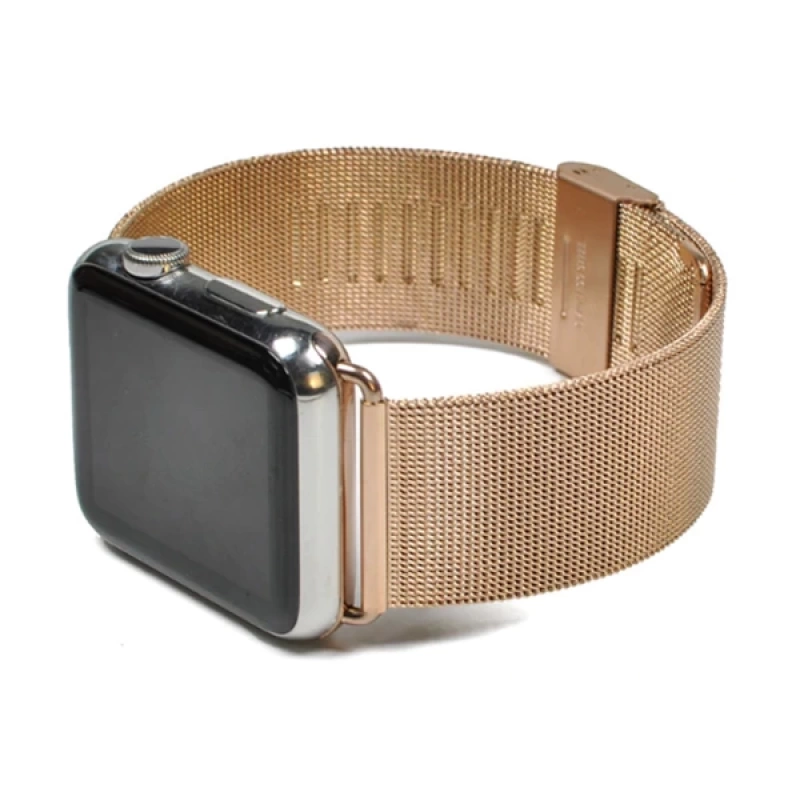 Ally Apple Watch 7-8 41mm 6-5-4 40mm Kayış Kordon Milano Metal Klasik Kopça 3-2-1 38mm