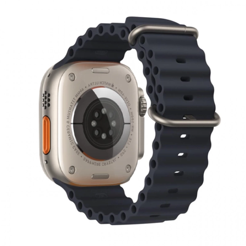 Ally Apple Watch 7-8 41mm 6-5-4 40mm Marine Silikon Kayış Kordon 3-2-1 38mm