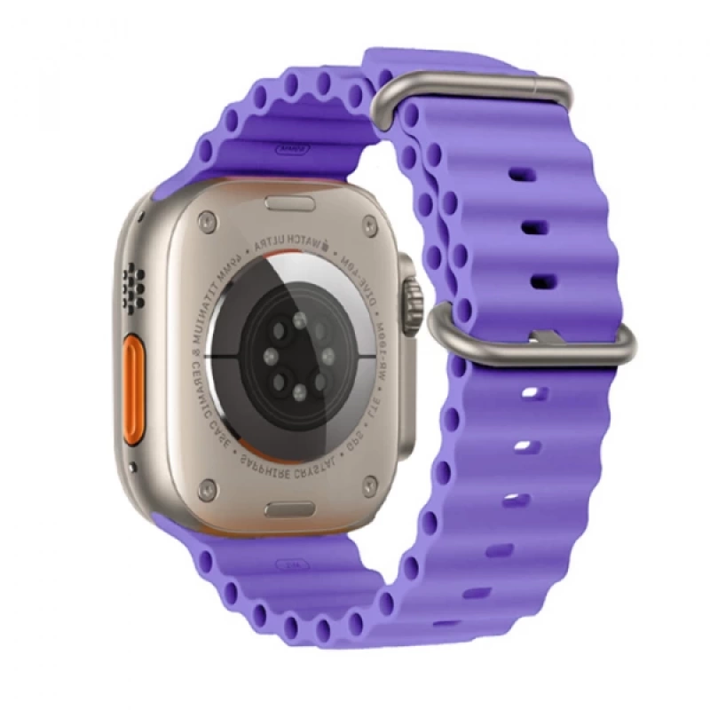 Ally Apple Watch 7-8 41mm 6-5-4 40mm Marine Silikon Kayış Kordon 3-2-1 38mm