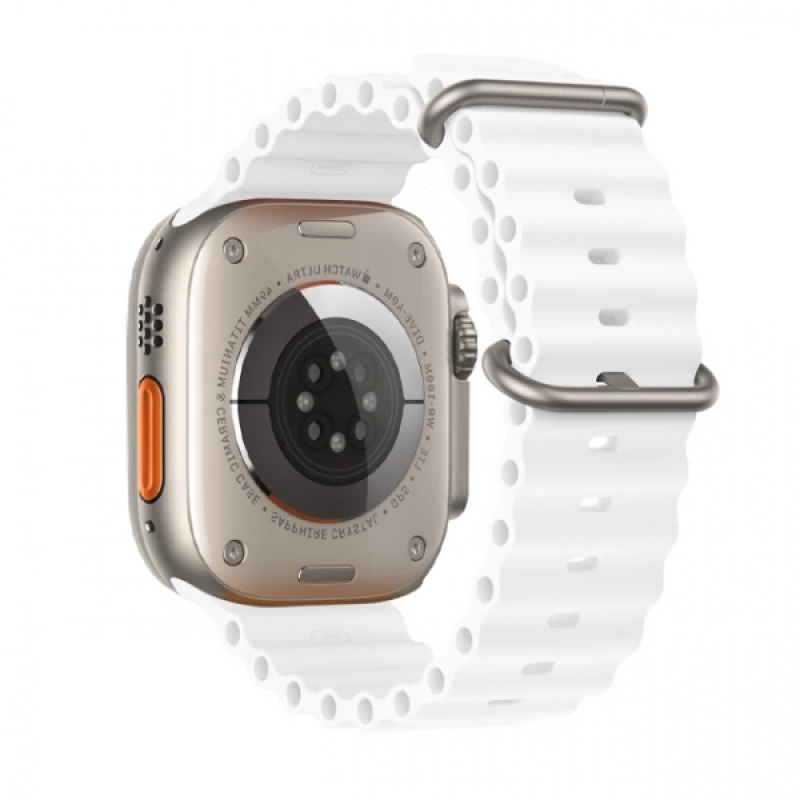 Ally Apple Watch 7-8 41mm 6-5-4 40mm Marine Silikon Kayış Kordon 3-2-1 38mm