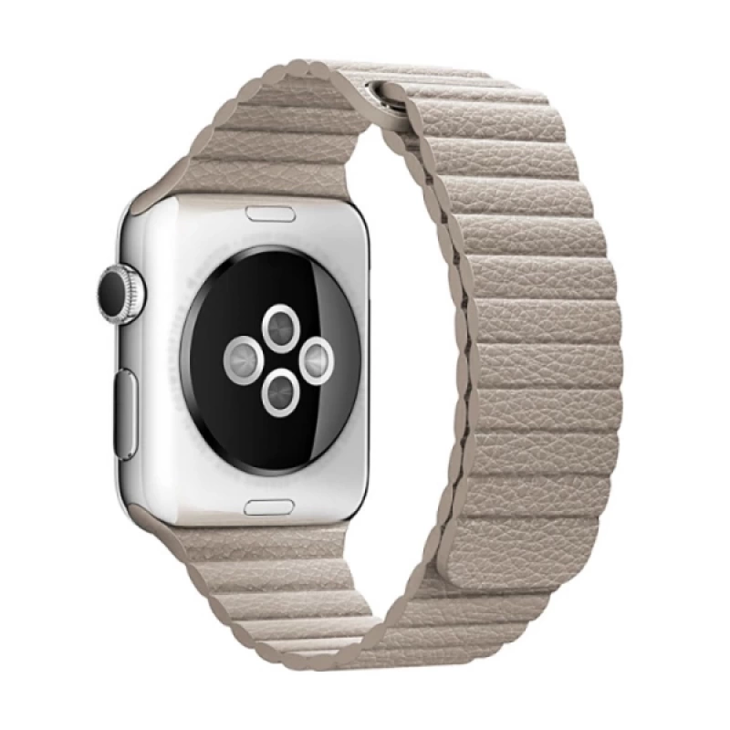 Ally Apple Watch 7-8 45mm 6-5-4 44mm Deri Loop Kayış Kordon 3-2-1 42mm