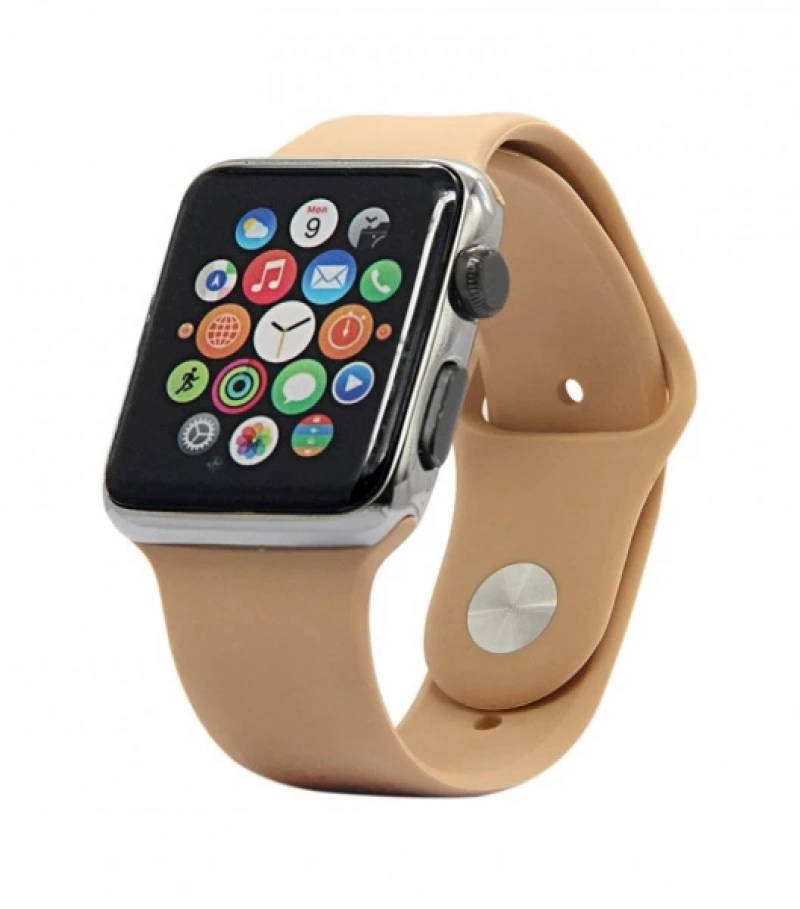 Ally Apple Watch 7-8 45mm 6-5-4 44mm Silikon Kordon Kayış 3-2-1 42mm