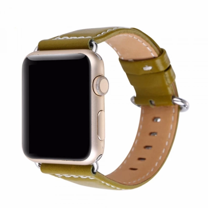 Ally Apple Watch 7-8 45mm 6-5-4 44mm Watch Ultra 49mm Deri Kordon Kayış 3-2-1 42mm