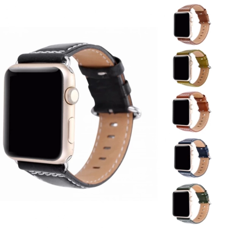 Ally Apple Watch 7-8 45mm 6-5-4 44mm Watch Ultra 49mm Deri Kordon Kayış 3-2-1 42mm