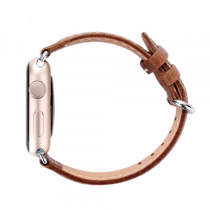 Ally Apple Watch 7-8 45mm 6-5-4 44mm Watch Ultra 49mm Deri Kordon Kayış 3-2-1 42mm