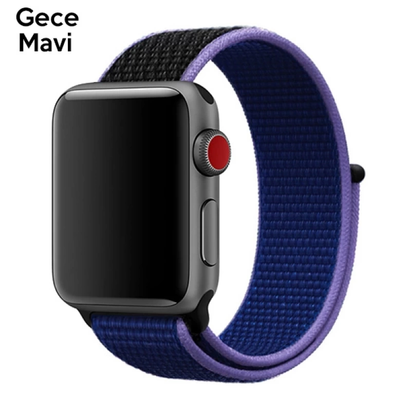 Ally Apple Watch 7-8 45mm 6-5-4 44mm Watch Ultra 49mm Kayış Kordon Spor Loop 3-2-1 42mm