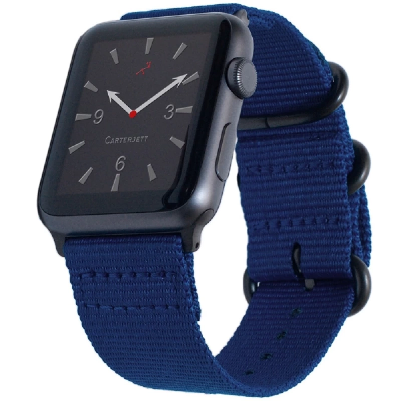 Ally Apple Watch 7-8 45mm 6-5-4 44mm Watch Ultra 49mm Nylon Kayış 3 Tokalı 3-2-1 42mm