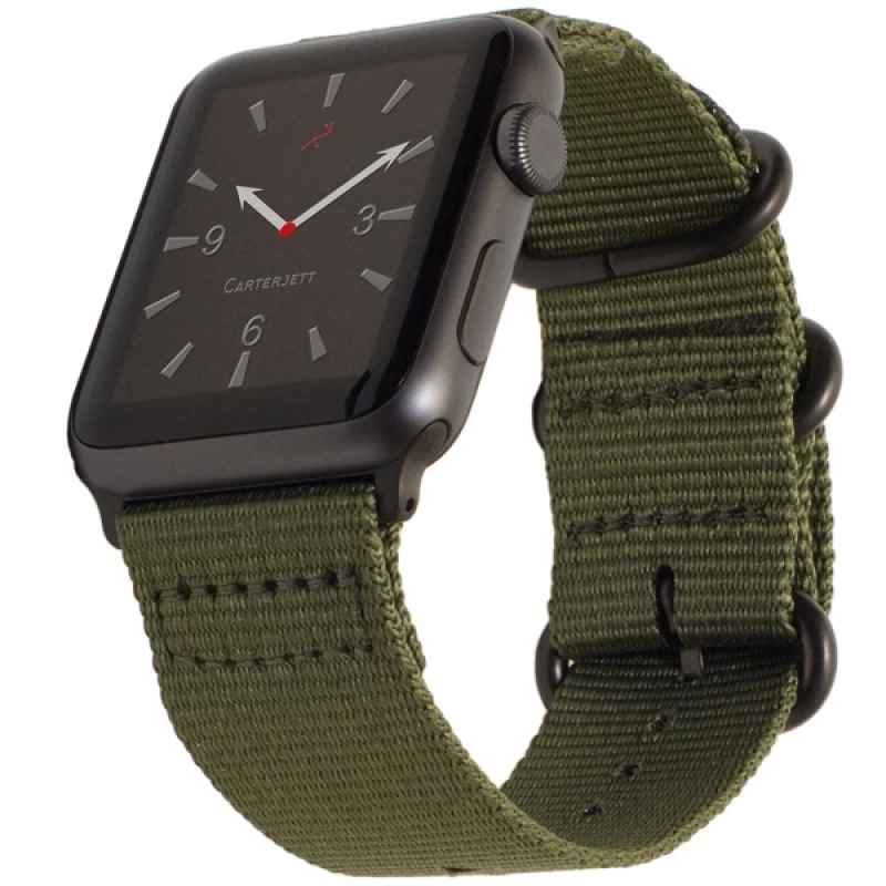 Ally Apple Watch 7-8 45mm 6-5-4 44mm Watch Ultra 49mm Nylon Kayış 3 Tokalı 3-2-1 42mm