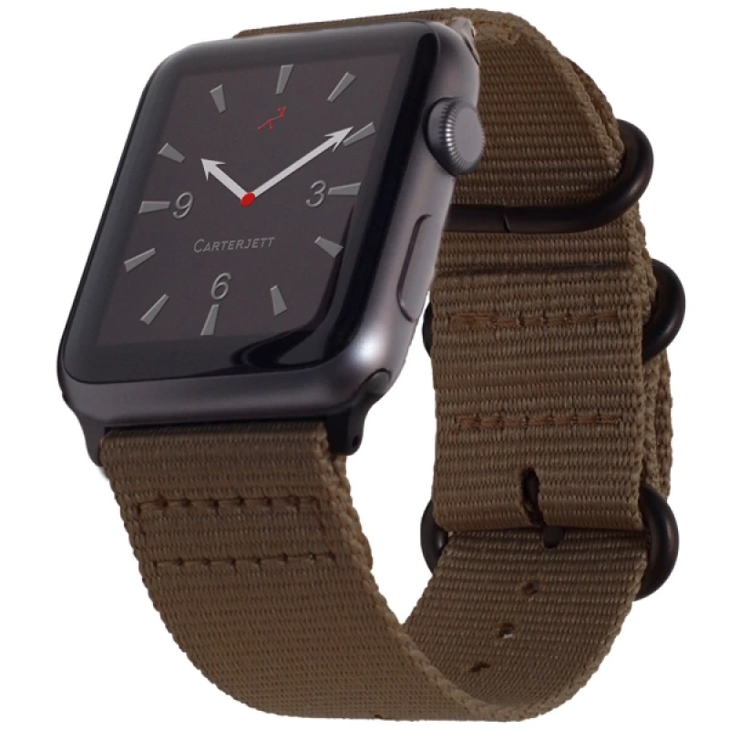 Ally Apple Watch 7-8 45mm 6-5-4 44mm Watch Ultra 49mm Nylon Kayış 3 Tokalı 3-2-1 42mm