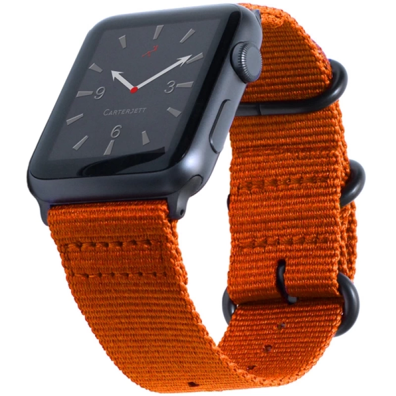 Ally Apple Watch 7-8 45mm 6-5-4 44mm Watch Ultra 49mm Nylon Kayış 3 Tokalı 3-2-1 42mm