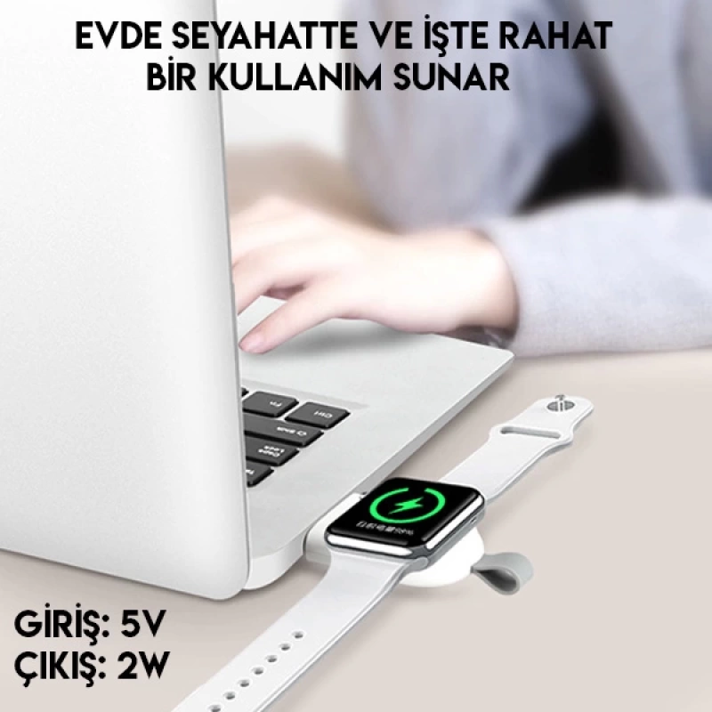 Ally Apple Watch  Kablosuz Wireless Şarj Cihazı